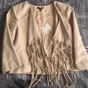 Fringe jacket sz 6 NWT